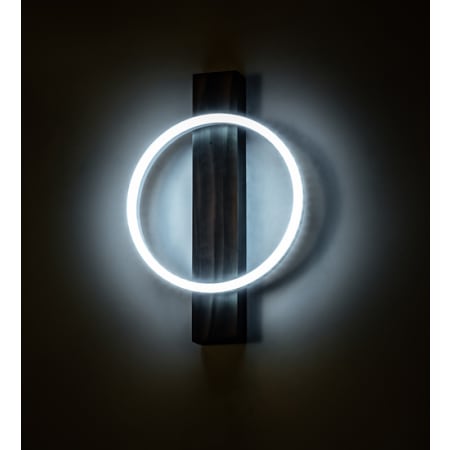 Meyda Tiffany Ursula 18" Tall LED Wall Sconce Natural Wood