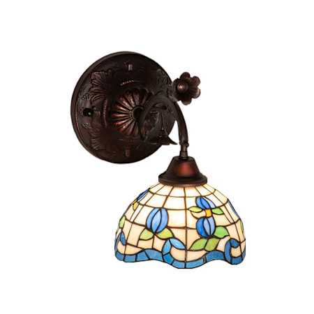 Meyda Tiffany 11" Tall Wall Sconce Mahogany Bronze