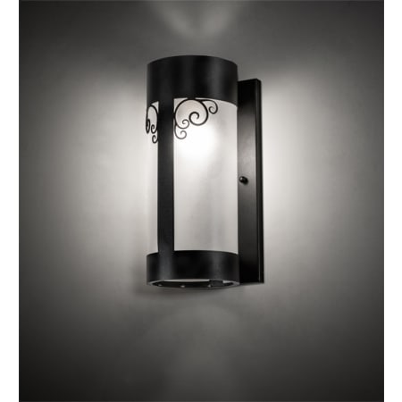Meyda Tiffany Putrelo 12" Tall Wall Sconce Old Wrought Iron