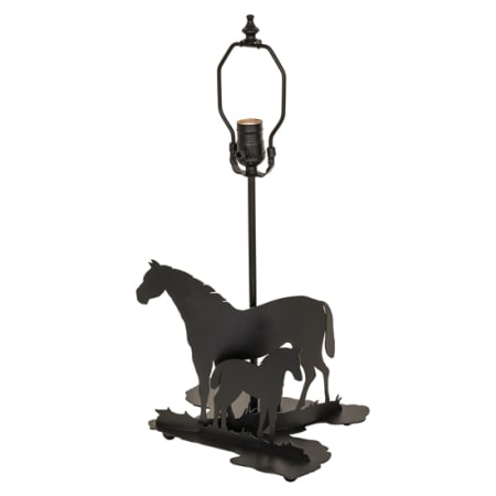 Meyda Tiffany Mare and Foal 14" Tall Lamp Base N/A