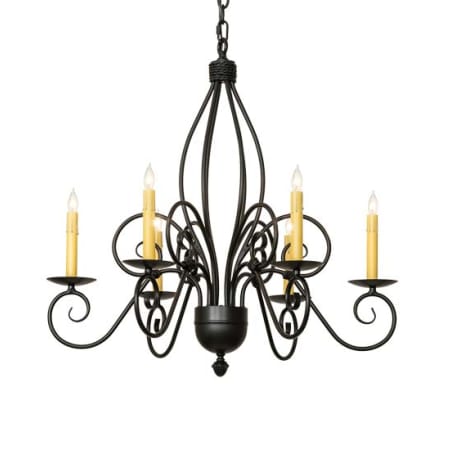 Meyda Tiffany Squire 6 Light 28" Wide Taper Candle Style Chandelier N/A