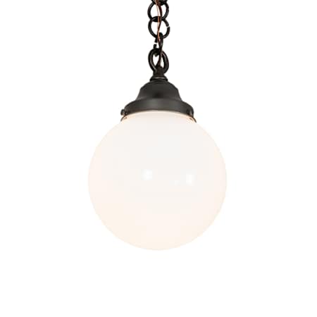 Meyda Tiffany 8" Wide Mini Pendant Craftsman Brown