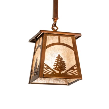 Meyda Tiffany 10" Wide Pendant Vintage Copper