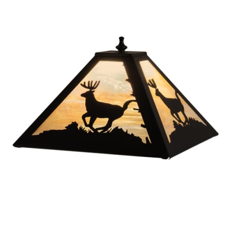 Meyda Tiffany Deer 6.5" Tall Lamp Shade N/A