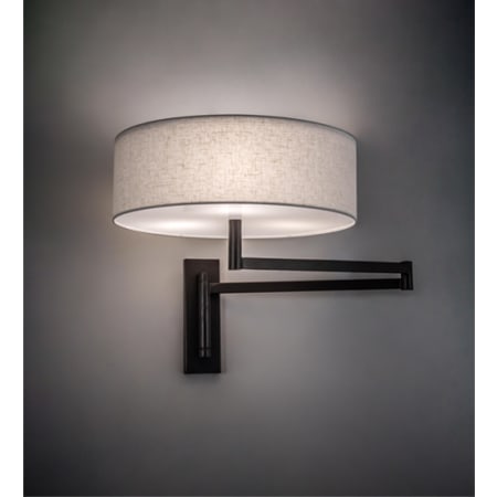 Meyda Tiffany Cilindro 3 Light 29" Tall Wall Sconce Bronze