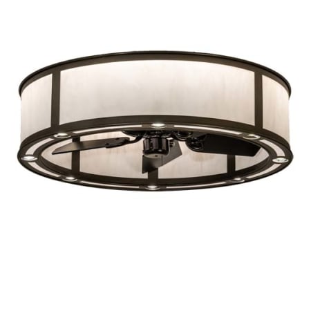 Meyda Tiffany Smythe Craftsman 30" 5 Blade Indoor LED Ceiling Fan Bronze