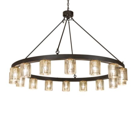 Meyda Tiffany Loxley 16 Light 62" Wide Ring Chandelier Oil Rubbed Bronze