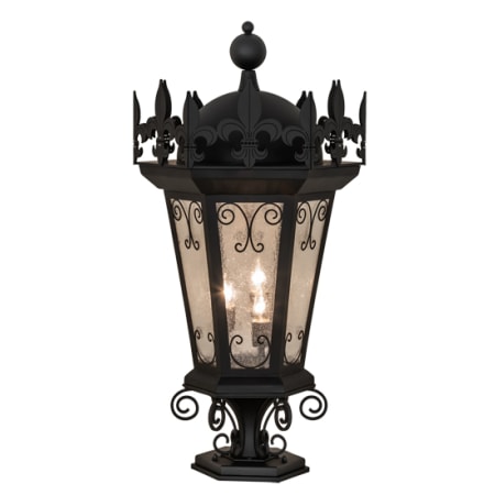 Meyda Tiffany Chaumont 3 Light 37" Tall Pier Mount Post Light N/A