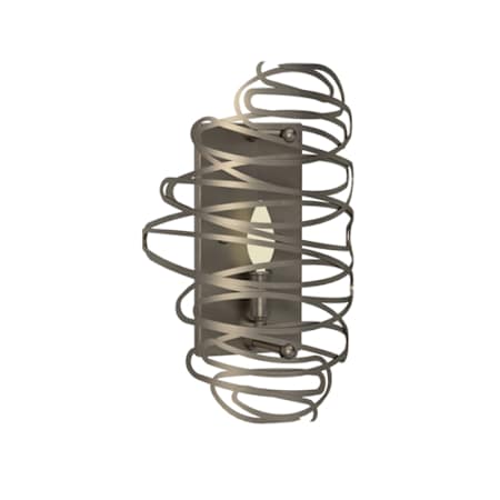 Meyda Tiffany Cyclone 15" Tall Hand Crafted Wall Sconce with Shade Nickel