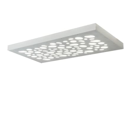 Meyda Tiffany Ziggy 72" Wide LED Flush Mount Ceiling Fixture White