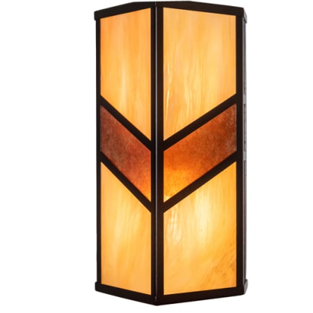 Meyda Tiffany Santa Fe 2 Light 15" Tall Wall Sconce Dark Bronze