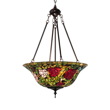 Meyda Tiffany 3 Light 20" Wide Pendant Mahogany Bronze