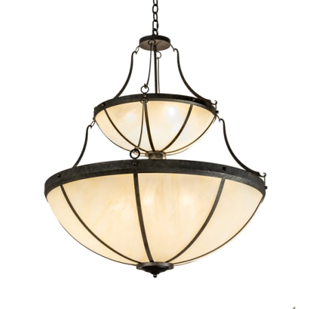 Meyda Tiffany 10 Light 35" Wide Pendant Bronze