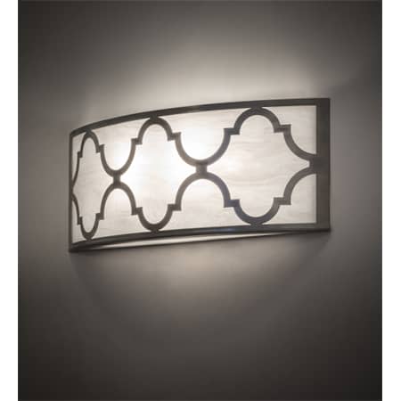 Meyda Tiffany Cardiff 2 Light 10" Tall Wall Sconce Brushed Nickel