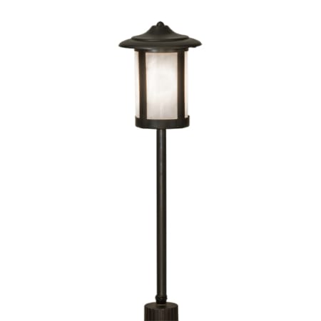 Meyda Tiffany Fulton 21" Tall Landscape Path Light Craftsman Brown