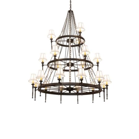 Meyda Tiffany Amaury 21 Light 56" Wide Ring Chandelier Oil Rubbed Bronze