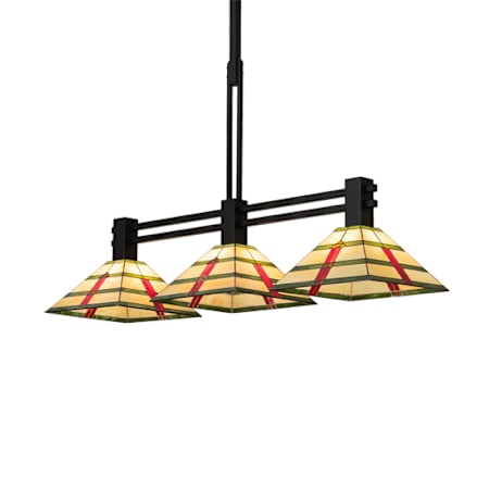 Meyda Tiffany 3 Light 48" Wide Linear Pendant N/A