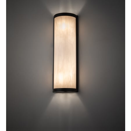 Meyda Tiffany Cilindro 2 Light 24" Tall Wall Sconce Wrought Iron