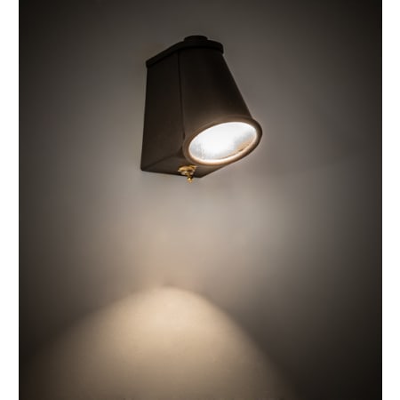 Meyda Tiffany Hemet 5" Tall Wall Sconce Dark Roast