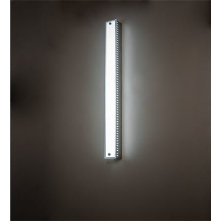 Meyda Tiffany Morada 36" Tall LED Wall Sconce Satin Nickel