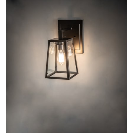 Meyda Tiffany Kellie 14" Tall Wall Sconce Oil Rubbed Bronze