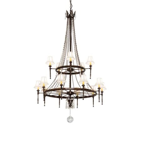 Meyda Tiffany Amaury 15 Light 48" Wide Crystal Ring Chandelier Custom