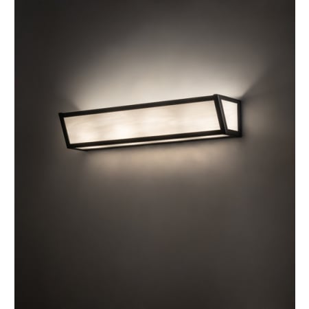 Meyda Tiffany Mission Prime 24" Wide Bath Bar Gunmetal Gray