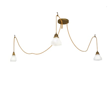 Meyda Tiffany 3 Light 60" Wide Suspension Multi Light Pendant N/A