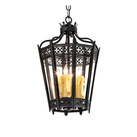 Meyda Tiffany 3 Light 11" Wide Taper Candle Pendant Steel