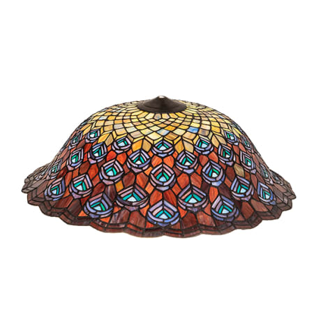 Meyda Tiffany Tiffany Peacock Feather 8" Tall Lamp Shade N/A