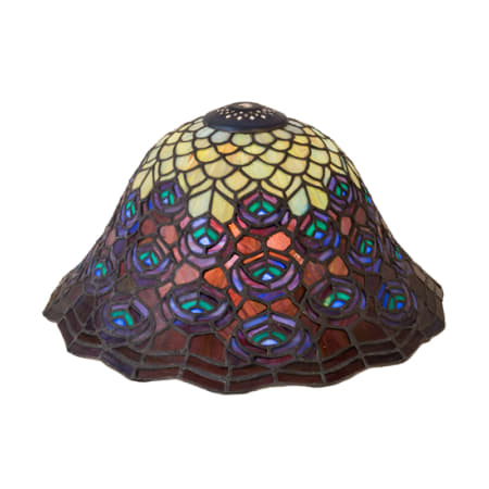 Meyda Tiffany Tiffany Peacock Feather 7" Tall Lamp Shade N/A