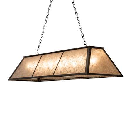 Meyda Tiffany 9 Light 60" Wide Linear Pendant Oil Rubbed Bronze