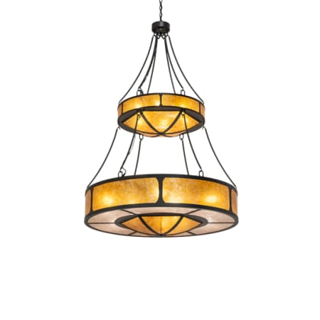 Meyda Tiffany 15 Light 46" Wide Pendant Wrought Iron