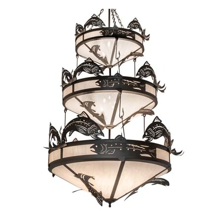 Meyda Tiffany Catch of the Day 18 Light 58" Wide Chandelier N/A