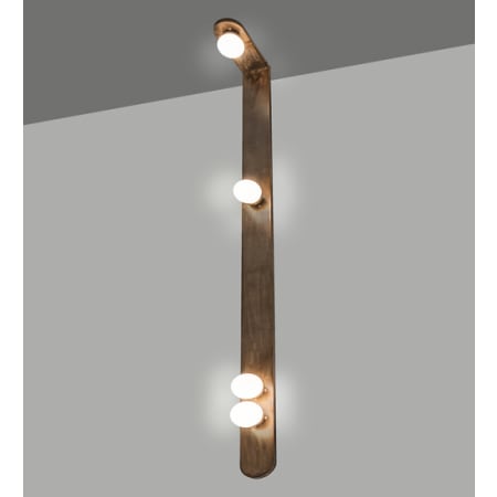 Meyda Tiffany Sanderson 4 Light 108" Tall Wall Sconce Antique Copper