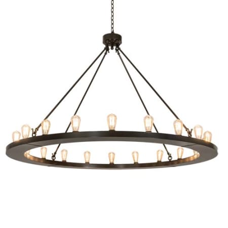 Meyda Tiffany Loxley 20 Light 60" Wide Ring Chandelier Timeless Bronze