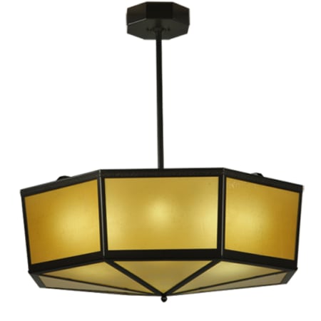 Meyda Tiffany Eltham 4 Light 36" Wide Pendant - Timeless Bronze Finish Timeless Bronze