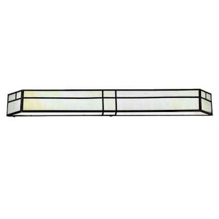 Meyda Tiffany Hyde Park 7" Tall Hand Crafted Wall Sconce with Shade Craftsman Brown