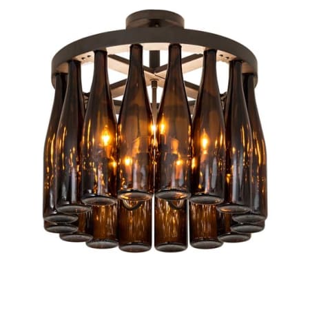Meyda Tiffany Tuscan Vineyard 5 Light 19" Wide Ring Chandelier Oil Rubbed Bronze