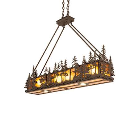 Meyda Tiffany 4 Light 9" Wide Billiard Mini Pendant Oil Rubbed Bronze