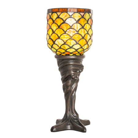 Meyda Tiffany Acorn 16" Tall Buffet Table Lamp Mahogany Bronze