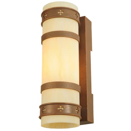 Meyda Tiffany Byzantine 20" Tall Wall Sconce Antique Rust