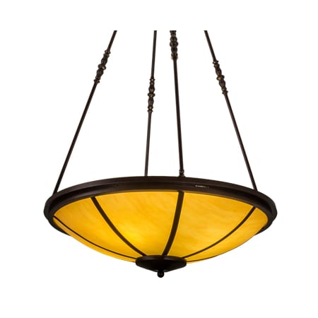 Meyda Tiffany Commerce 4 Light 32" Wide Pendant - Copper Vein Finish - Medium Bulb Base Copper Vein