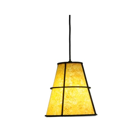 Meyda Tiffany 8" Wide Mini Pendant Weathered Brass / Custom