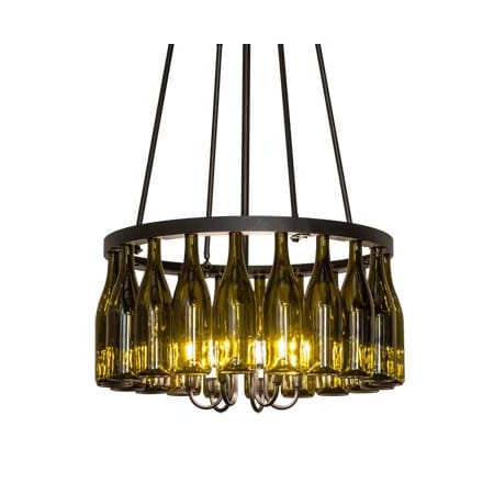 Meyda Tiffany Tuscan Vineyard 6 Light 26" Wide Ring Chandelier N/A