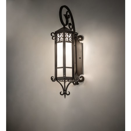 Meyda Tiffany Caprice 37" Tall Wall Sconce Textured Timeless Bronze