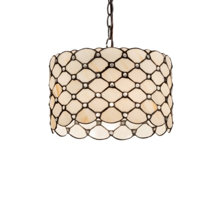 Meyda Tiffany 13" Wide Pendant Mahogany Bronze