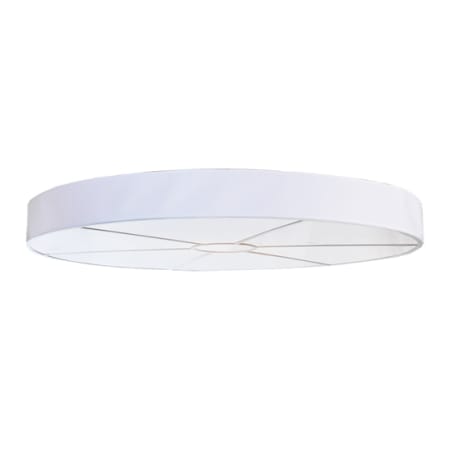 Meyda Tiffany Cilindro 12 Light 72" Wide Semi-Flush Drum Ceiling Fixture - Matte White Finish - Medium Bulb Base Matte White