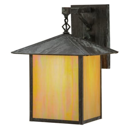 Meyda Tiffany Seneca Prime 18" Tall Wall Sconce Verdigris