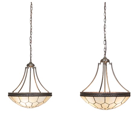 Meyda Tiffany 6 Light 56" Wide Linear Pendant Antique Copper